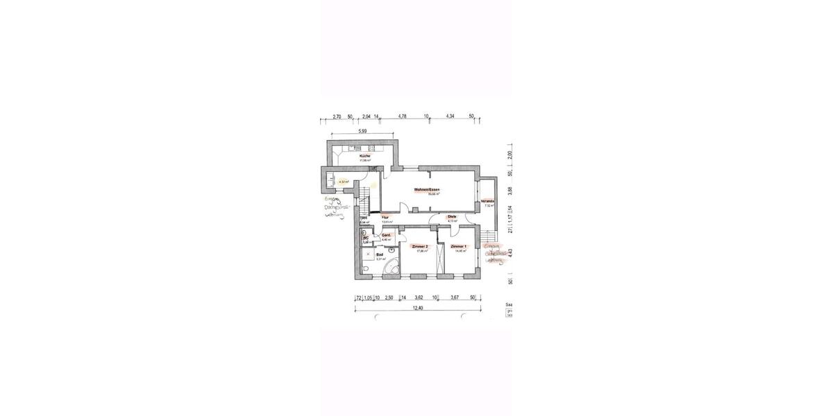 Erdgeschoßwohnung Tholey - 4 Zimmer, 120 m&sup2;, 750&euro; | Angebot:27638923