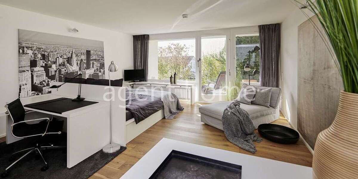 Etagenwohnung Tübingen Schönblick / Winkelwiese - 1 Zimmer, 48 m&sup2;, 1.240&euro; | Angebot:27288360