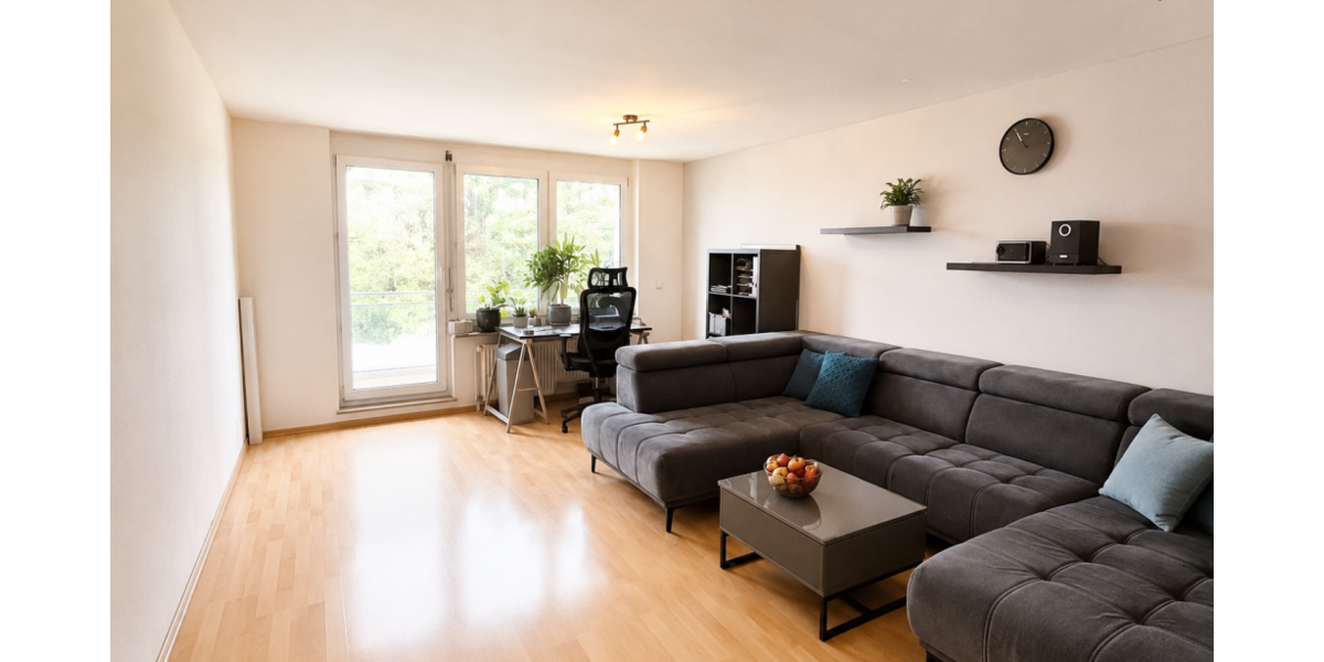 Etagenwohnung Stuttgart Mühlhausen - 2 Zimmer, 48 m&sup2;, 650&euro; | Angebot:27667387