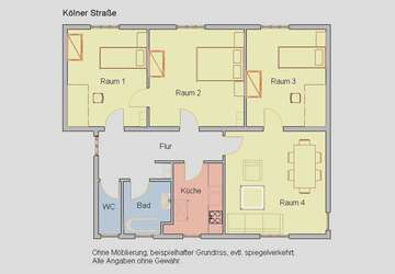 Wohnung Bergneustadt - 4 Zimmer, 81 m&sup2;, 628&euro; | Angebot:27653791
