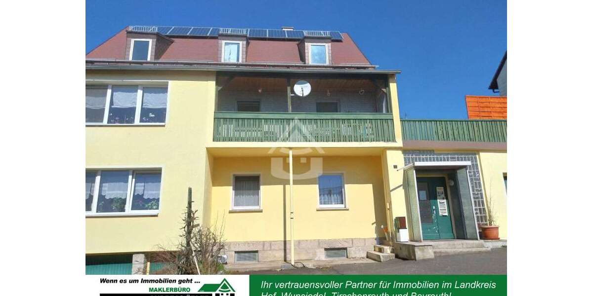Etagenwohnung Wunsiedel - 3 Zimmer, 65 m&sup2;, 370&euro; | Angebot:27292147