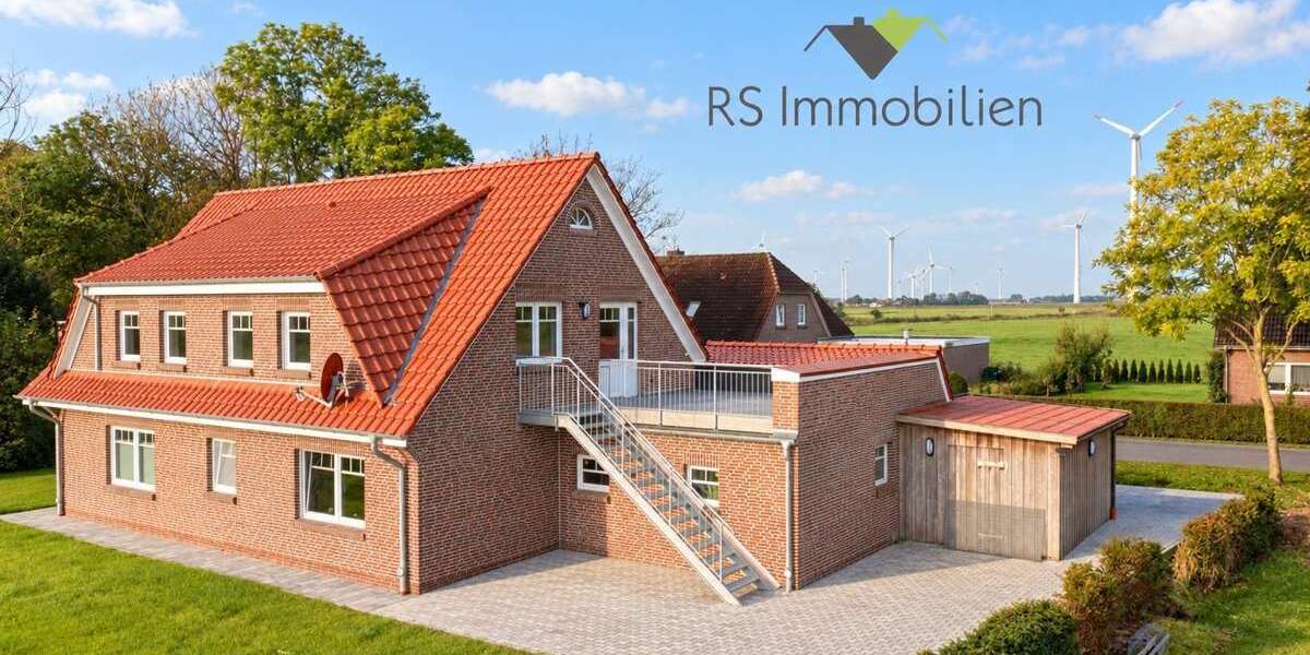 Etagenwohnung Dornum / Roggenstede Roggenstede - 3 Zimmer, 91 m&sup2;, 950&euro; | Angebot:27657913