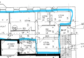 Wohnung Duisburg Altstadt - 3 Zimmer, 116 m&sup2;, 650&euro; | Angebot:27657143