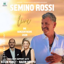 Semino Rossi live- Die Konzertreihe 2026 21.10.2026 Forum am Hofgarten Günzburg