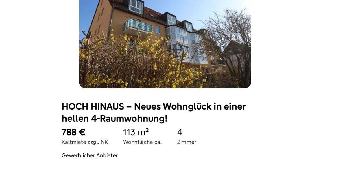 Maisonettenwohnung St. Egidien - 4 Zimmer, 113 m&sup2;, 788&euro; | Angebot:26232902