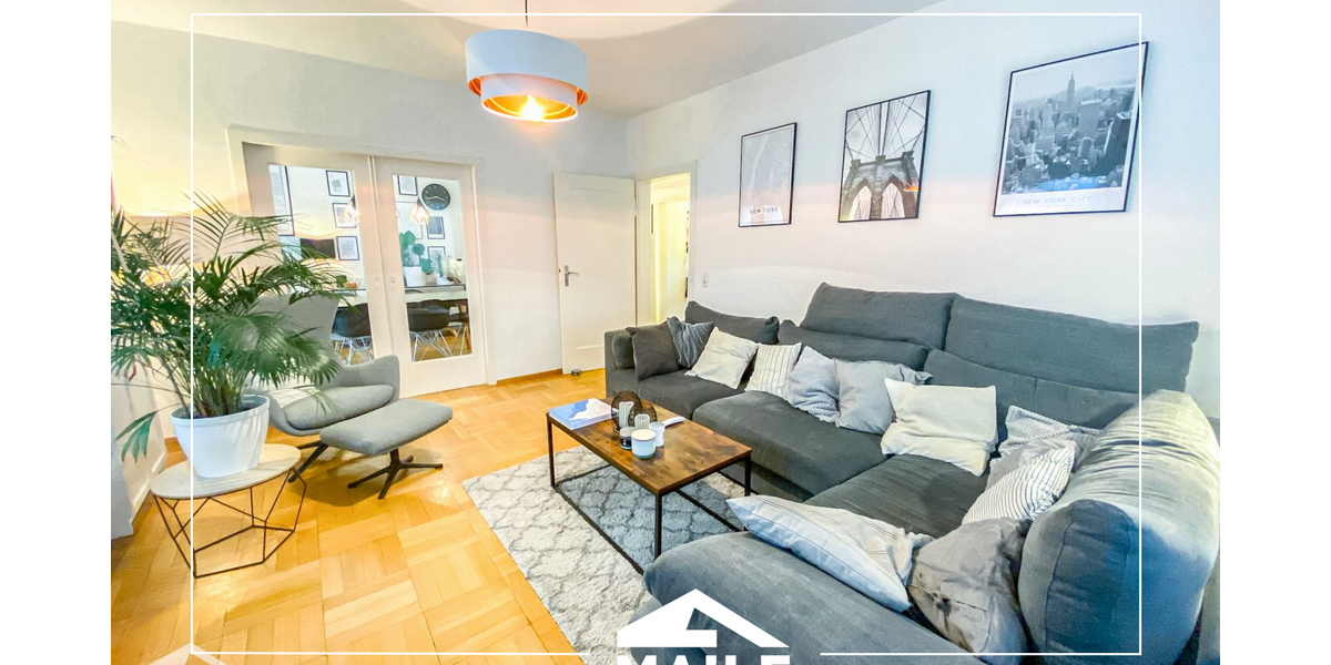 Etagenwohnung Stuttgart Untertürkheim Gehrenwald - 4 Zimmer, 89 m&sup2;, 1.275&euro; | Angebot:27288876
